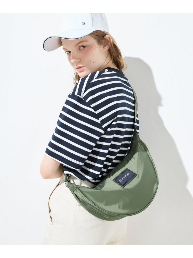 【SALE／10%OFF】TOMMY HILFIGER(トミーヒルフィガー) サマークレセントクロスボディバッグ TOMMY HILFIGER トミーヒルフィガー バッグ ショルダーバッグ グリーン【RBA_E】【送料無料】[Rakuten Fashion]