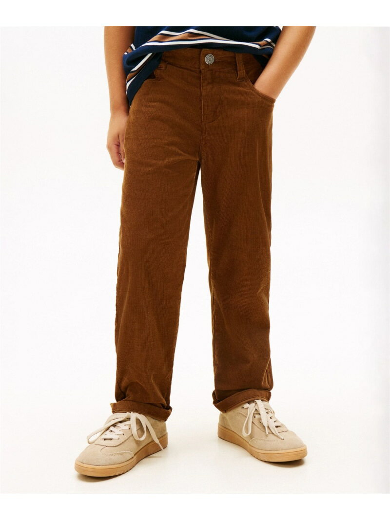 BOYS コーデュロイスケーターパンツ TOMMY HILFIGER トミーヒルフィガー パンツ チノパンツ ブラウン ネイビー【送料無料】[Rakuten Fashion]