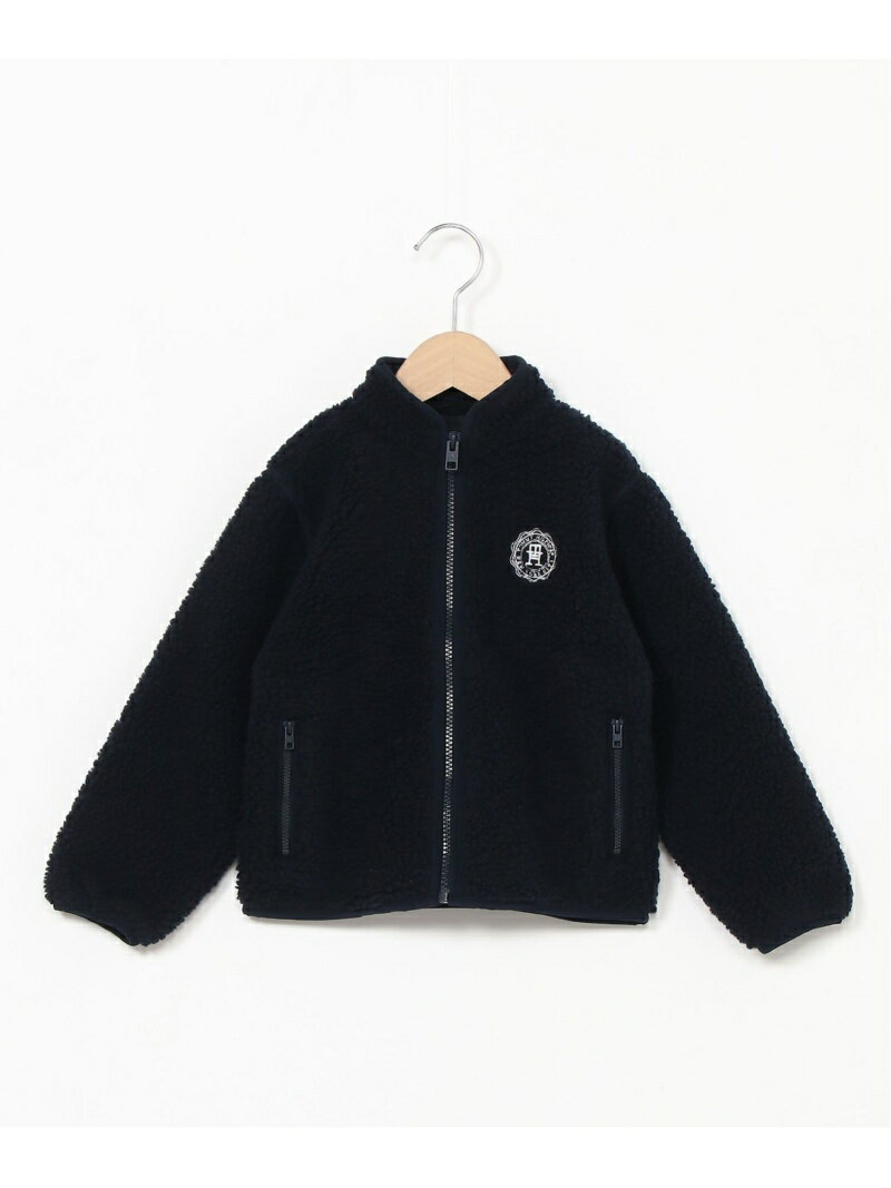 【SALE／40%OFF】(K)TOMMY HILFIGER(トミーヒルフィガー) BOYS シェルパスタンプジップスルージャケット TOMMY HILFIGER トミーヒルフィガー ジャケット・アウター ブルゾン・ジャンパー ネイビー【RBA_E】【送料無料】[Rakuten Fashion]