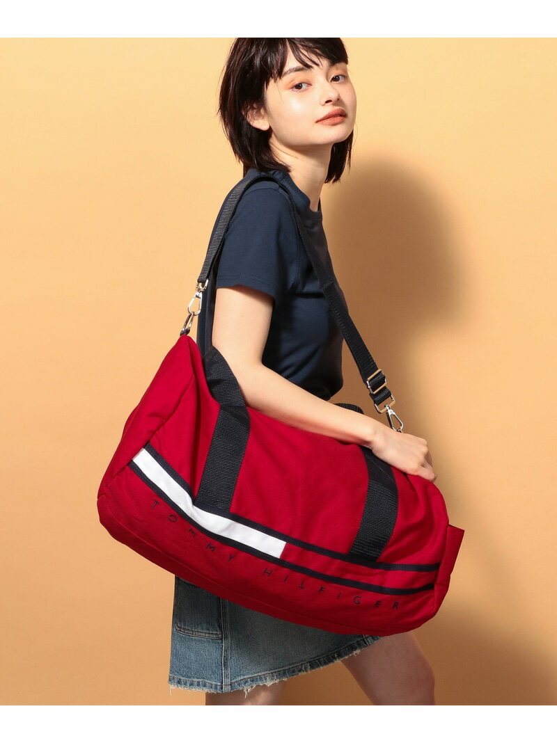 (M)TOMMY HILFIGER(トミーヒルフィガー) 【オンライン限定】TINOダッフルバッグ TOMMY HILFIGER トミーヒルフィガー バッグ ボストンバッグ ネイビー ベージュ レッド【送料無料】[Rakuten Fashion] 3