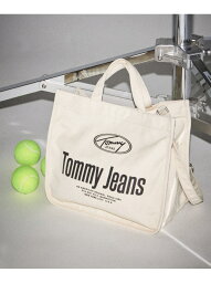 トミー ヒルフィガー 【SALE／40%OFF】【オンライン限定カラーあり】キャンバストートバッグ TOMMY JEANS トミーヒルフィガー バッグ ショルダーバッグ ベージュ ブラック ブルー【RBA_E】【送料無料】[Rakuten Fashion]