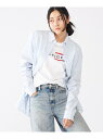 【SALE/40%OFF】シアサッカーストライプシャツ TOMMY HILFIGER トミーヒルフィガー トップス シャツ・ブラウス ブルー【RBA_E】【送料...