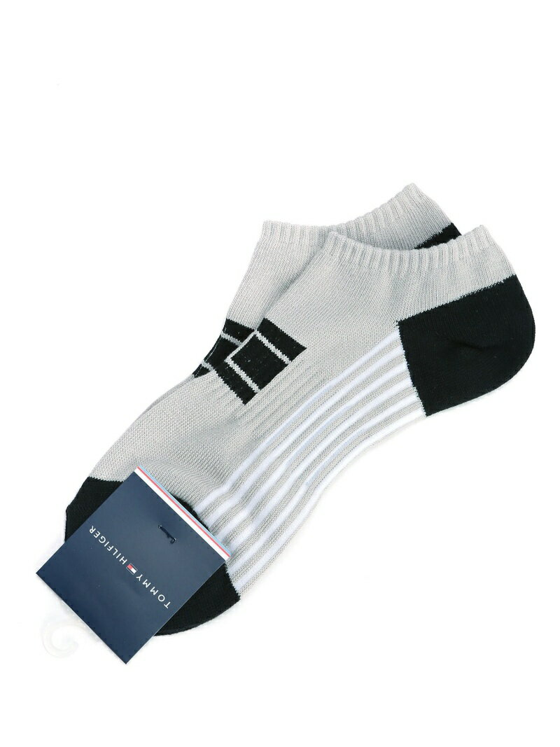 【SALE／50%OFF】TOMMY HILFIGER(トミーヒルフィガー) マルチカラーソックス 靴下 ソックス ライン ロゴ くるぶし メンズ TOMMY HILFIGER トミーヒルフィガー 靴下・レッグウェア 靴下 ホワイト グレー ブラック【RBA_E】[Rakuten Fashion]のサムネイル