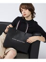 (W)TOMMY HILFIGER(トミーヒルフィガー) THショッパートートバッグ TOMMY HILFIGER トミーヒルフィガー バッグ トートバッグ ブラック【送料無料】[Rakuten Fashion]