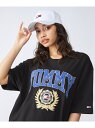 (U)TOMMY HILFIGER(トミーヒルフィガー) スケートカレッジT TOMMY JEANS トミーヒルフィガー トップス カットソー・Tシャツ ブラック ブルー グレー【送料無料】[Rakuten Fashion]