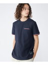 (M)TOMMY HILFIGER(トミーヒルフィガー) ハニカムポケットTシャツ TOMMY HILFIGER トミーヒルフィガー トップス カットソー・Tシャツ ネイビー ホワイト【送料無料】[Rakuten Fashion]