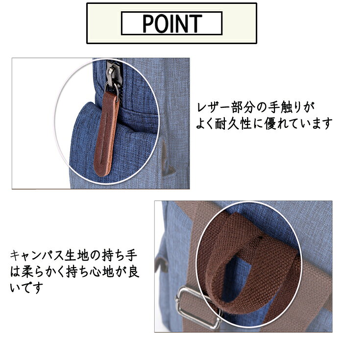 リュックサック バックパック メンズ 男性用 レディース 男女兼用 旅行かばん 鞄 収納たくさんリュック リュック ナップザック リュックサック人気 リュックサックおしゃれ 自転車かばん iPad収納 6色選 復古風 父の日ギフト tommys2-10000221 トミーズハウス サンプル画像2