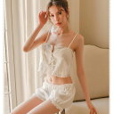 ルームウェア 上下セット レディース 大人用 タンクトップ&ショートパンツセット キャミソール キャミ タップパンツ トップ&パンツセット インナートップス ボトムス 婦人服 肌着 部屋着 柔らかい 無地 寝巻 夏 ナイトウェア ベビードール セクシーランジェリー 下着