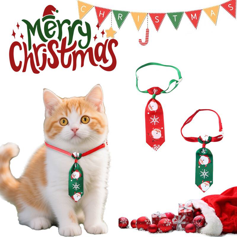 ペット用 ネクタイ サンタ チョーカー ヘアバンド ドッグアクセサリー 首飾り 猫用首輪 犬用 いぬ イヌ コスプレ 小型犬 中型犬 ペット用品 犬服 リボン サンタクロース チワワ クリスマス 飾り サンタコスチューム ペットグッズ 犬用品 ドッグウェア ペット用コスチューム