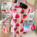 パジャマ ワンピース レディース 半袖 夏用 大人用 かわいい 可愛い 膝丈 ショート丈 韓国風 寝巻 ルームウェア ワンピース ナイトウェア 部屋着 シャツ ...