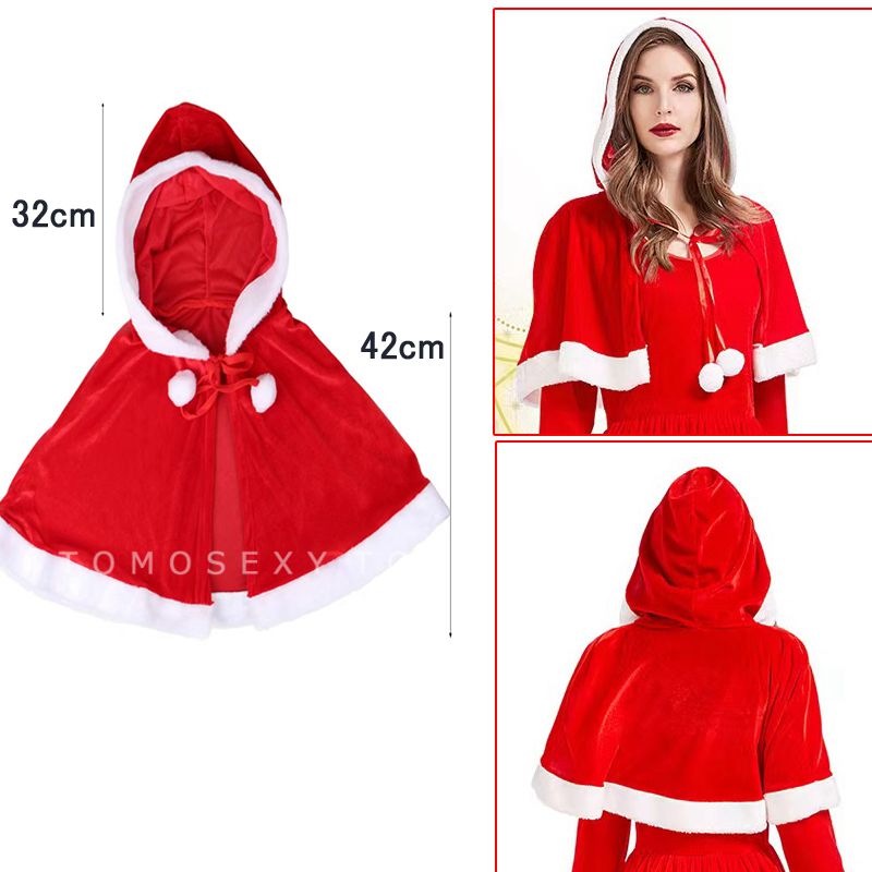 サンタケープ サンタコスプレ 帽子セット フード付きケープ 肩掛け マント 大人用 子供 キャップ 帽子 レディース 秋冬 ハット サンタクロース サンタ衣装 ぼうし かぶりもの 雑貨 変装 サンタコス クリスマス帽 ハロウィン コスプレ衣装 仮装 サンタコスチューム こすぷれ