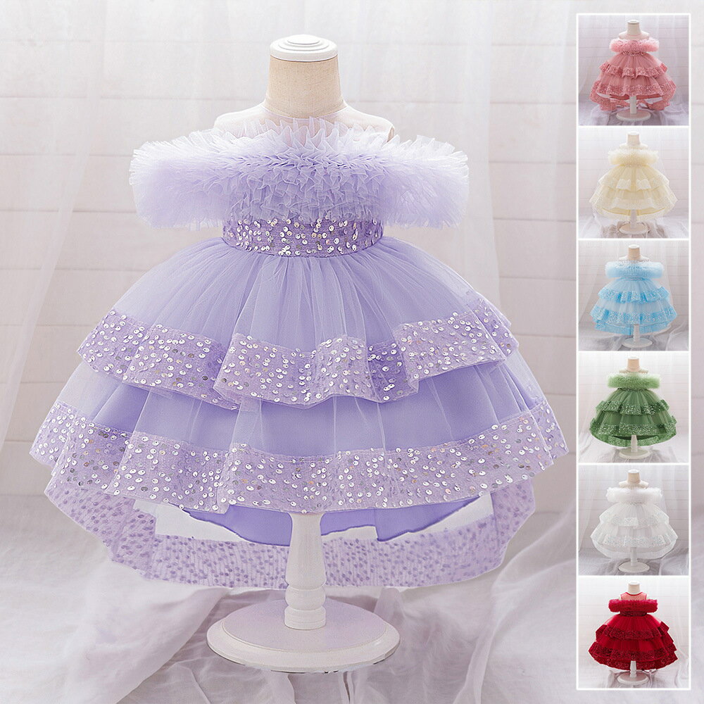 Rakuten - 子供ドレス　フォマルドレス カラードレス　発表会　結婚式　パーティー　全7色70cm　80cm90cm　100cm　110cm