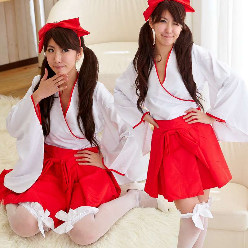 セクシー 巫女 コスプレ 衣装 セクシー 巫女さん 巫女衣装 巫女服 和服 みこ 上下セット ミニスカート 袴 スカート アニメ 制服 セクシー コスチューム 和風コスチューム 和服 大人用 お正月 神社 仮装巫女 レディース 女性 ハロウィン仮装 コスプレイベント 文化祭 学園祭