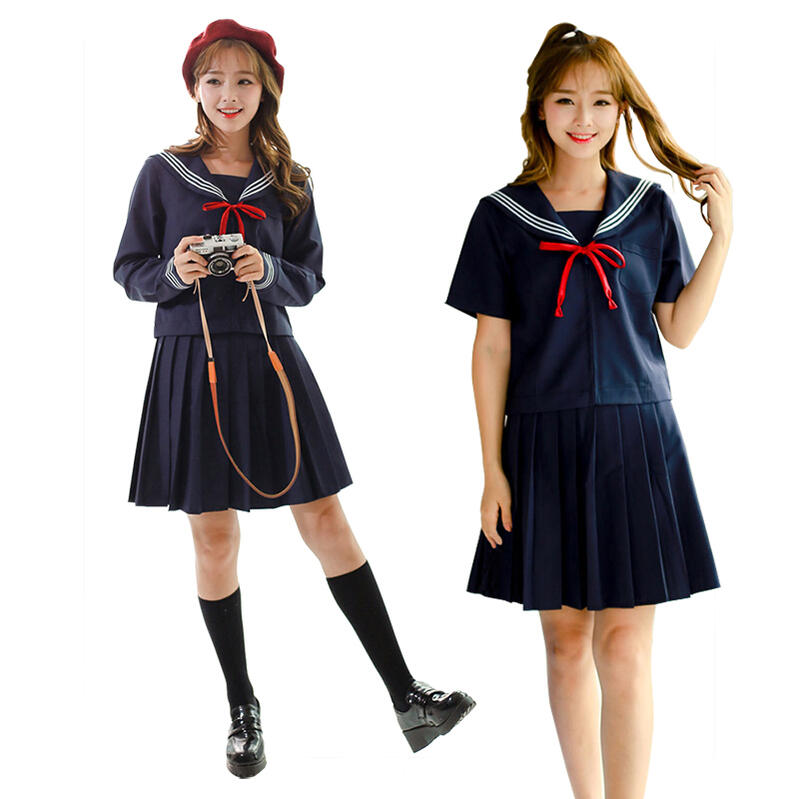 Rakuten - 【3】あす楽 リボン JK セーラー服 コスプレ 学生服　衣装 女子高生 制服 コスチューム