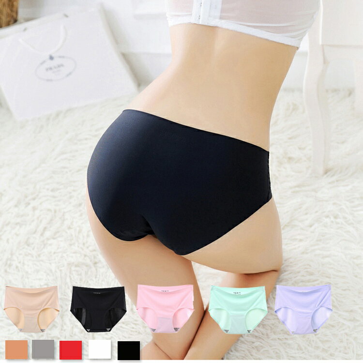 返品交換不可 色お任せ シームレス ショーツ セクシー ランジェリー M L XLレディース 下着 スタンダード 女性用 パンティ パンツ インナーストレッチ ...