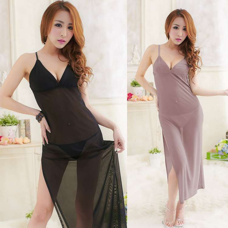 即日出荷 ロング丈 ベビードール セクシー ランジェリー 下着 スリット セクシーランジェリー セット シースルー インナー セクシー下着 過激 babydol...