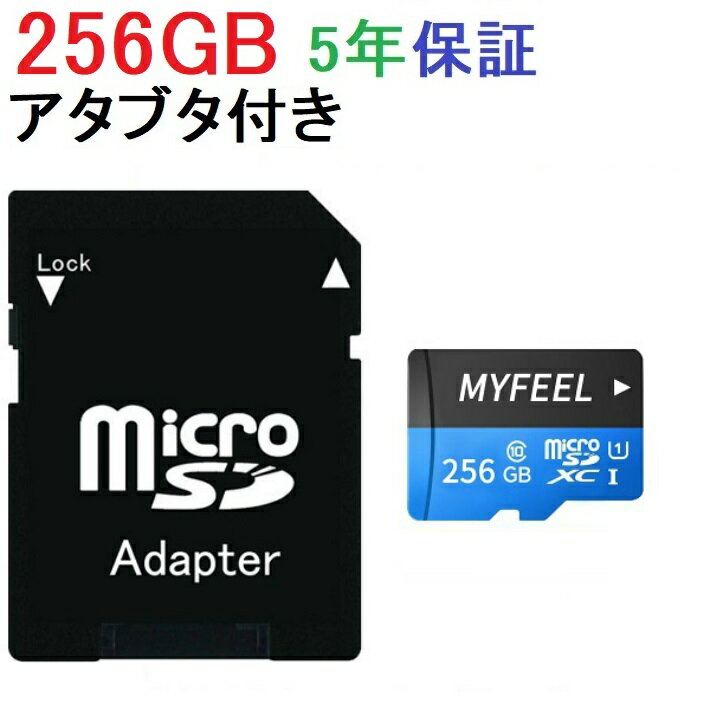 SD 5ǯݾ MicroSD꡼ Ѵץ ޥSD MicroSD Class10 256GB Class10 MF-SD-256GB