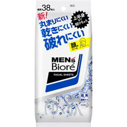 メンズビオレ 洗顔シート 卓上用 38枚（164mL）