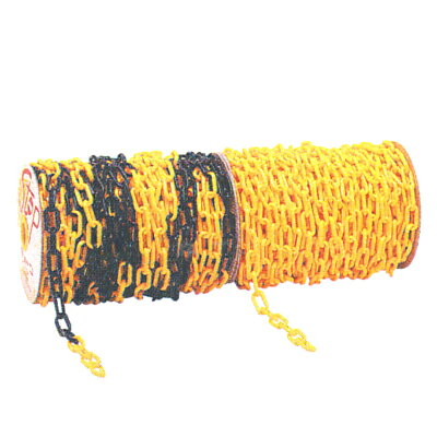 Rakuten - TA1014559　プラスチックチェーン　(黄・黄黒)　8mm×50m
