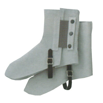 牛床革ゴムホック式足カバー　国産牛床革　（フリーサイズ）　785　柏田製作所