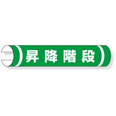Rakuten - 389-03　昇降階段標識　単管用ロール標識　昇降階段　プラスチック　155×350mm　UNIT ユニット
