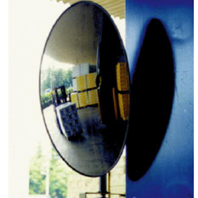 フォークリフト出口ミラー　壁面用　フォークリフト　550×330mm　ユニット UNIT 869-63