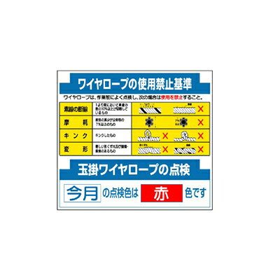 Rakuten - 314-19 木製掲示板 表示パーツ 800mm幅シリーズ ワイヤロープの使用禁止基準 ユニット UNIT
