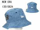 【正規品】BUCKET01 DENIM WASHED | キャップ 帽子 ぼうし 日除け 日よけ 日焼け 熱中症 紫外線 かっこいい ロゴ おすすめ 大人 ニューエラ NEWERA 13515824 男性