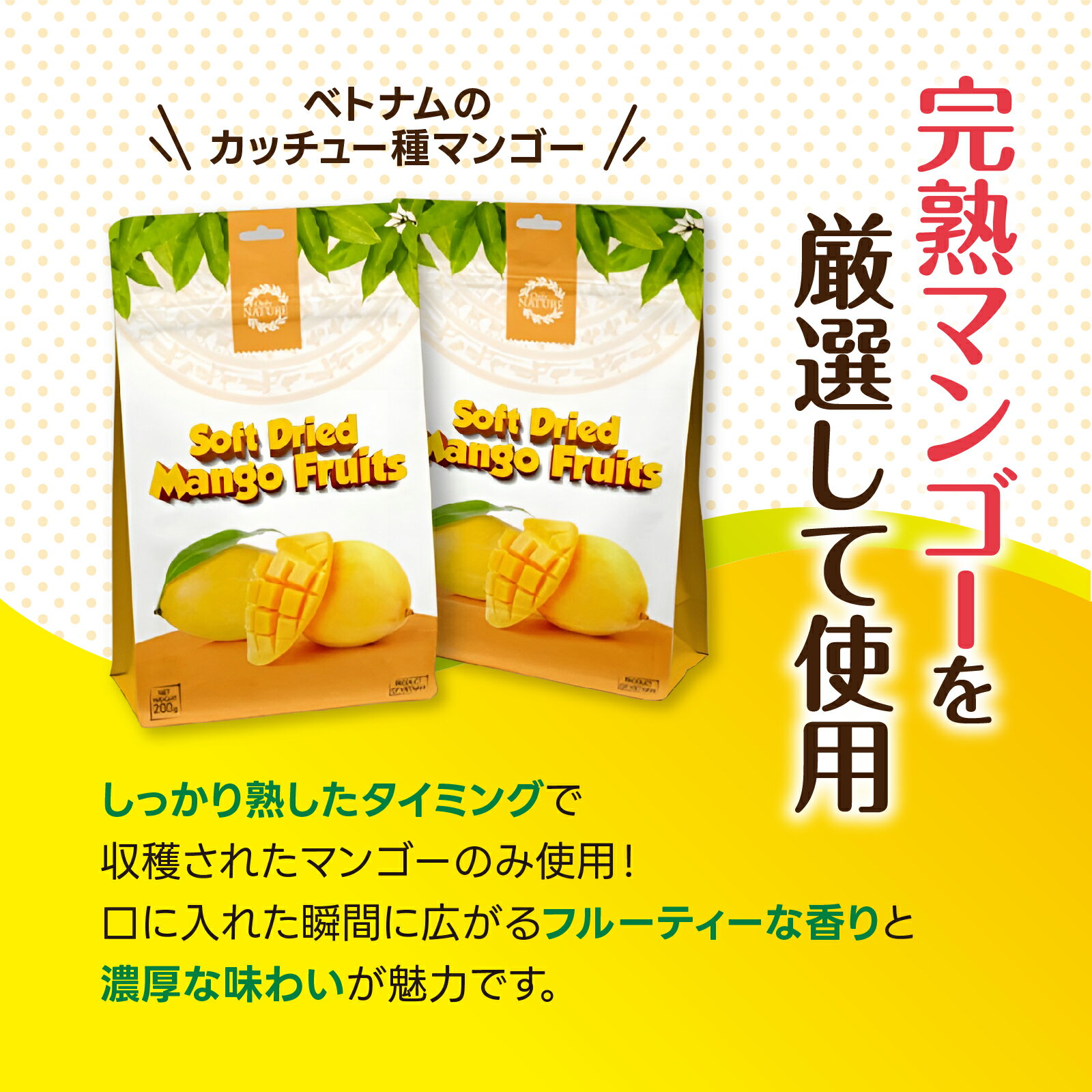 ソフトドライマンゴー 200g ベトナム産 着色料不使用 ドライマンゴー ドライ マンゴー 乾燥 ドライフルーツ ベトナムフルーツ ドライフルーツマンゴー 乾燥マンゴー 乾燥フルーツ 果物 フルーツ 柔らかい おやつ ベトナム ベトナム土産 ベトナムのお土産 美味しい お取り寄せ 2