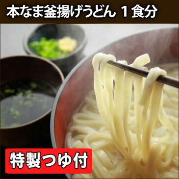 敬老の日ギフト 本なま釜揚げうどん 1食分　特製つゆ付き 業務用 食べ物 敬老の日