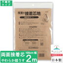 接着芯 日本製 両面 やわらか 超うす 薄手 2m 100cm 幅 TF130-2 白 補強 手芸 ハンドメイド ポーチ バッグ ケース マスク アイロン ベビー スタイ 入園 入学 接着 クランボン 【鞆のふとん家 公式】