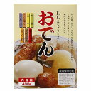 商品名 LLおでん 内容量 400g 原材料 大根（青森、岩手、福島、宮城）、玉子（愛知）、ごぼう巻、こんにゃく（群馬）、竹輪、揚げボール、醤油、発酵調味料、昆布（北海道）、水飴、鰹エキス、砂糖、食塩、煮干エキス、ほたてエキス、昆布エキス、酵母エキス、水酸化Ca、（原材料の一部に小麦、大豆を含む） 商品説明 ○おでん種は大根、卵、こんにゃく、昆布、ごぼう巻き、焼きちくわ、揚げボールの7品です。 ○かつお節、煮干し、ほたて、昆布のエキスでだしを取り、7種類のおでん種をじっくり煮込んだ風味豊かなおでんです。 ○本品は光も空気も通さない気密性容器に密封した後、加圧加熱殺菌したレトルトパウチ食品ですので、常温で長期間の保存が可能です。災害時の常備食としてもご利用いただけます。 賞味期限 製造日より3年 メーカー 小泉食品 広告文責 株式会社アリス　03-3856-5222