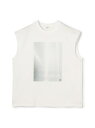フォトプリント ノースリーブTシャツ MACPHEE トゥモローランド トップス ノースリーブ・タンクトップ ホワイト【送料無料】[Rakuten Fashio...