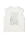 フォトプリント ノースリーブTシャツ MACPHEE トゥモローランド トップス ノースリーブ・タンクトップ グレー【送料無料】[Rakuten Fashion...