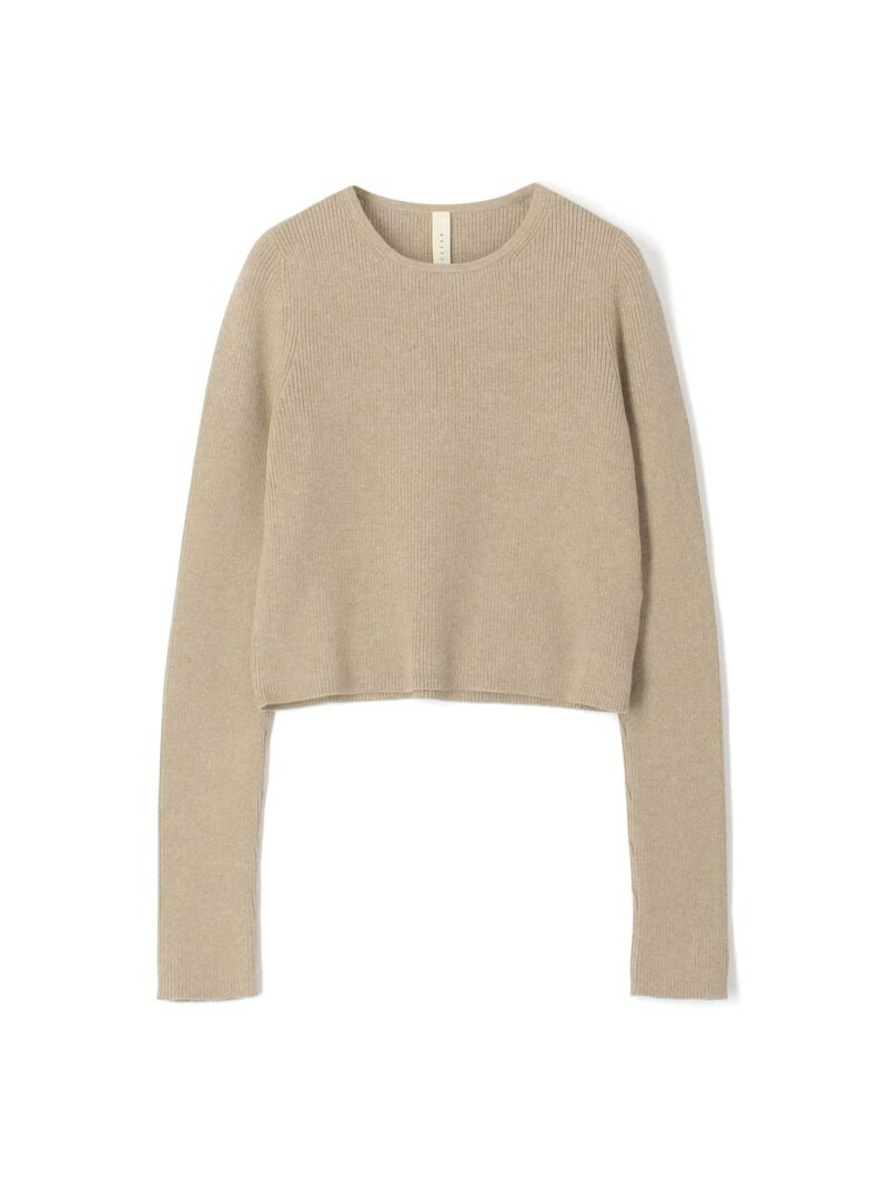 Lauren Manoogian RIB CROP CREWNECK jbg GALERIE VIE BUYING GOODS gD[h gbvX jbgyz[Rakuten Fashion]