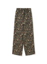 【SALE/40%OFF】ポリエステルプリント イージーストレートパンツ SOULEIADO トゥモローランド パンツ その他のパンツ グレー ブラック ホワイ...