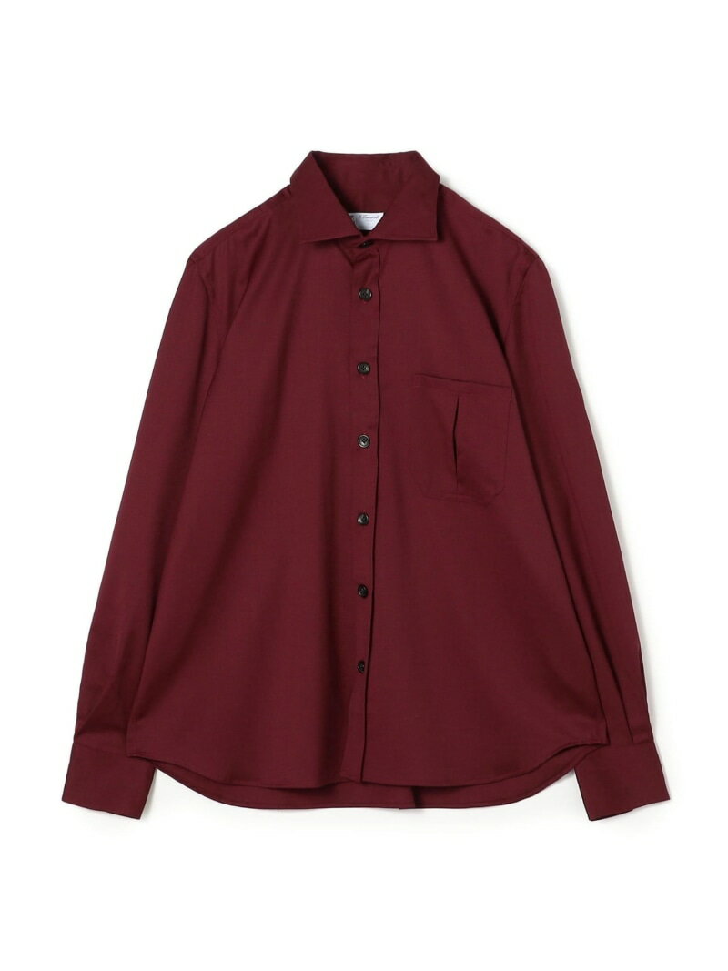 【SALE／40%OFF】ERRICO FORMICOLA ウール オーバーシャツ TOMORROWLAND BUYING WEAR トゥモローランド トップス シャツ・ブラウス レッド【RBA_E】【送料無料】[Rakuten Fashion](4.0)