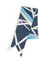 Kinloch シルクプリント スカーフ TOMORROWLAND GOODS トゥモローランド ファッション雑貨 スカーフ・バンダナ レッド ネイビー【送料無...