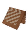 AENEIS GEOMETRIC シルクスカーフ TOMORROWLAND GOODS トゥモローランド ファッション雑貨 スカーフ・バンダナ ブラウン【送料無...