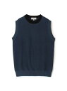 【別注】Raffa Molina コットン クルーネック ニットベスト TOMORROWLAND BUYING WEAR トゥモローランド トップス ニット ネ...