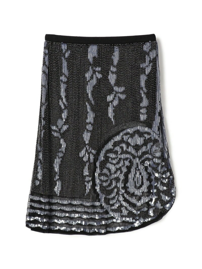 【SALE/50%OFF】BODE スパンコールエンブロイダリー アシンメトリースカート TOMORROWLAND トゥモローランド スカート ミディアムスカー...