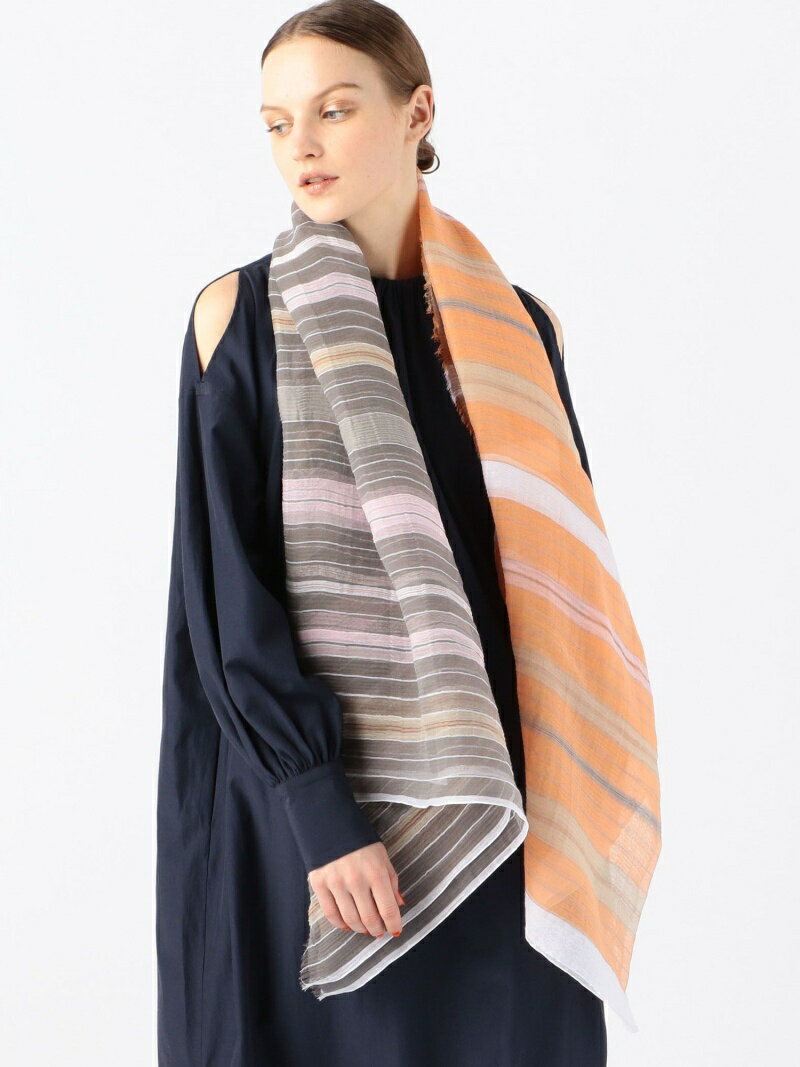 人気ブランド Traits コットンシルクランダムストライプ ストール Tomorrowland Goods トゥモローランド ファッショングッズ マフラー スヌード Fashion 肌触りがいい Www Mikeskitchen Co Za