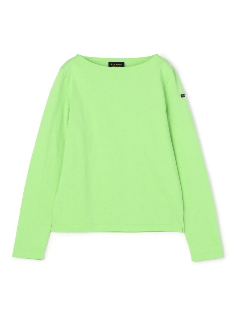 LE MINOR ボートネックプルオーバー TOMORROWLAND BUYING WEAR トゥモローランド トップス カットソー・Tシャツ グリーン ピンク【送料無料】[Rakuten Fashion]