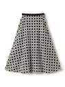 フラッフィーヤーンエンブロイダリー フレアスカート Ballsey トゥモローランド スカート その他のスカート ブラック【送料無料】[Rakuten Fash...