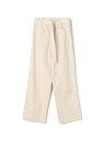 【SALE/40%OFF】コットンリネンカルゼ ベルテッドパンツ MACPHEE トゥモローランド パンツ その他のパンツ カーキグリーン ベージュ【RBA_E...