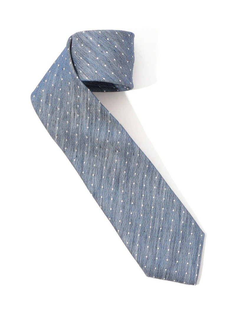 STEFANO BIGI リネンコットンシルク ドットネクタイ TOMORROWLAND GOODS トゥモローランド スーツ・フォーマル ネクタイ・蝶ネクタイ【送料無料】[Rakuten Fashion]