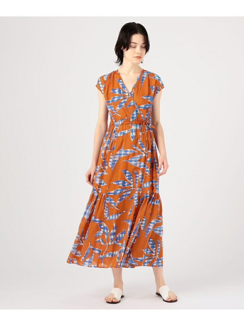 【SALE／40%OFF】プラッドリーフプリント カシュクールワンピース Ballsey トゥモローランド ワンピース・ドレス ワンピース【RBA_E】【送料無料】[Rakuten Fashion]のサムネイル