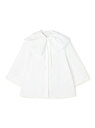 BOURRIENNE ALIZE コットン ラッフルシャツ TOMORROWLAND BUYING WEAR トゥモローランド トップス シャツ・ブラウス ホワ...