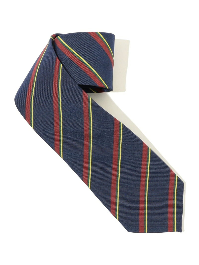 Atkinsons アイリッシュポプリン レジメンタルストライプネクタイ TOMORROWLAND GOODS トゥモローラン..