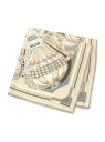 manipuri BALOON シルクスカーフ TOMORROWLAND GOODS トゥモローランド ファッション雑貨 スカーフ・バンダナ ベージュ ブルー【...